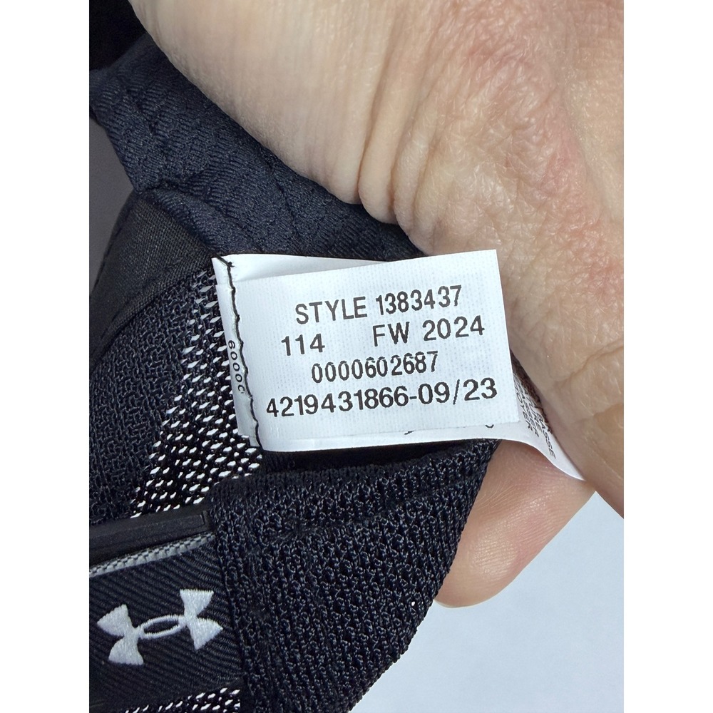 Under Armour Mens Iso-Chill Trucker Hat White‎ Black Bulldog Mascot OSFM Sample - Picture 9 of 10